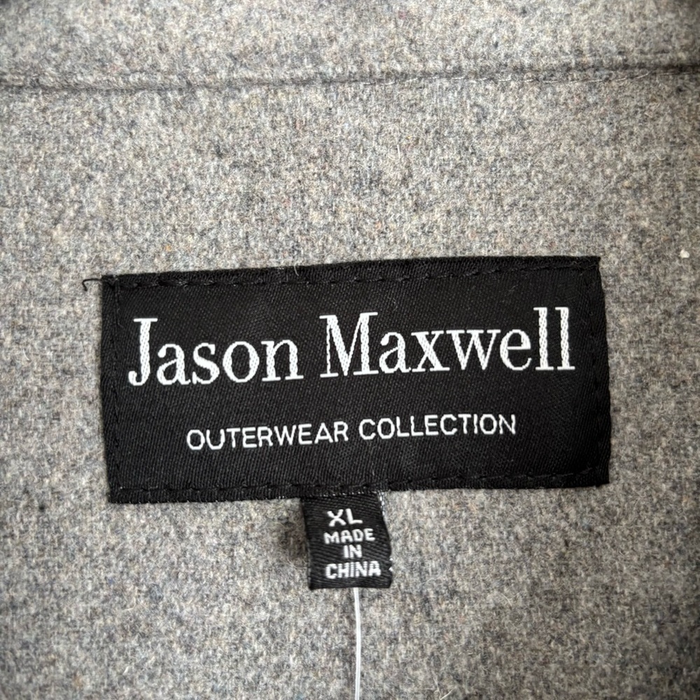 Jason Maxwell Gray Button-Up Jacket - Picture 6 of 7